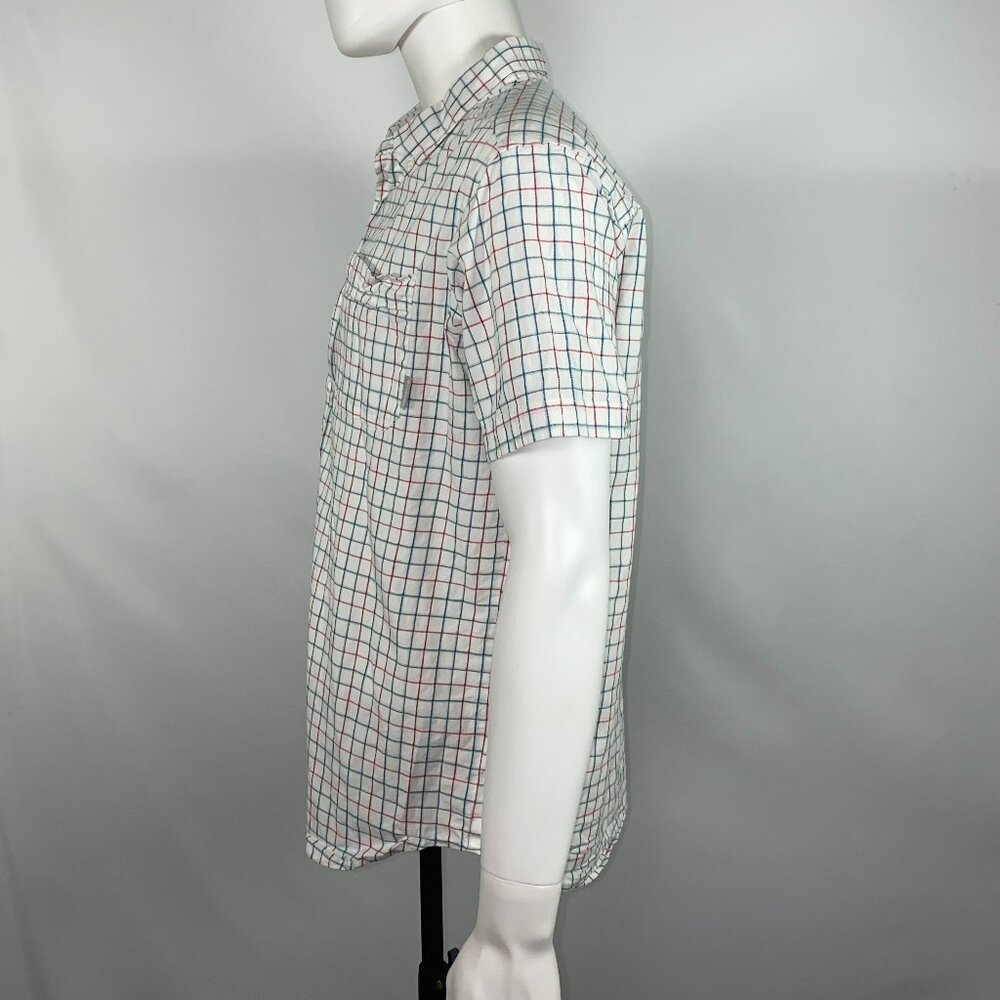 Columbia Sportwear Company Regular Fit Striped White Short Sleeve [MT-17] - Picture 6 of 10
